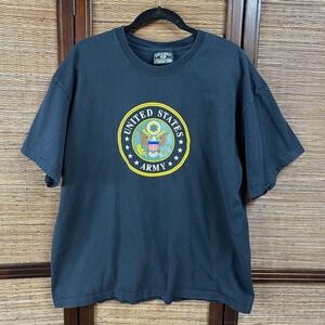 Vintage Steve & Barry's Men's Short-Sleeve United States army Graphic T-Shirt XL